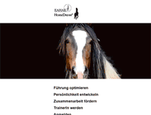 Tablet Screenshot of horsedream.de